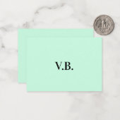 Einfache Vollfarbenkennzeichnung Hinzufügen von Te Mitteilungskarte (Vorderseite/Rückseite Beispiel)