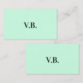 Einfache Vollfarbenkennzeichnung Hinzufügen von Te Platzkarte (Vorne/Hinten)