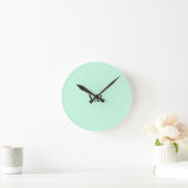 Einfache Vollfarbenkennzeichnung Runde Wanduhr (Zuhause)