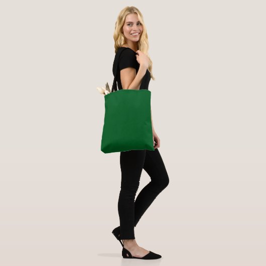 Einfache Vollfarbtasche Tasche (Am Model)