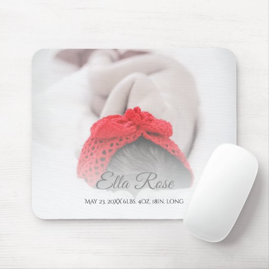 Einfache Vollrahmen für Ihr eigenes neues Baby-Fot Mousepad (Mit Mouse)