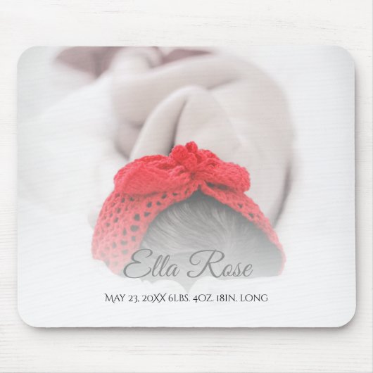 Einfache Vollrahmen für Ihr eigenes neues Baby-Fot Mousepad (Vorne)