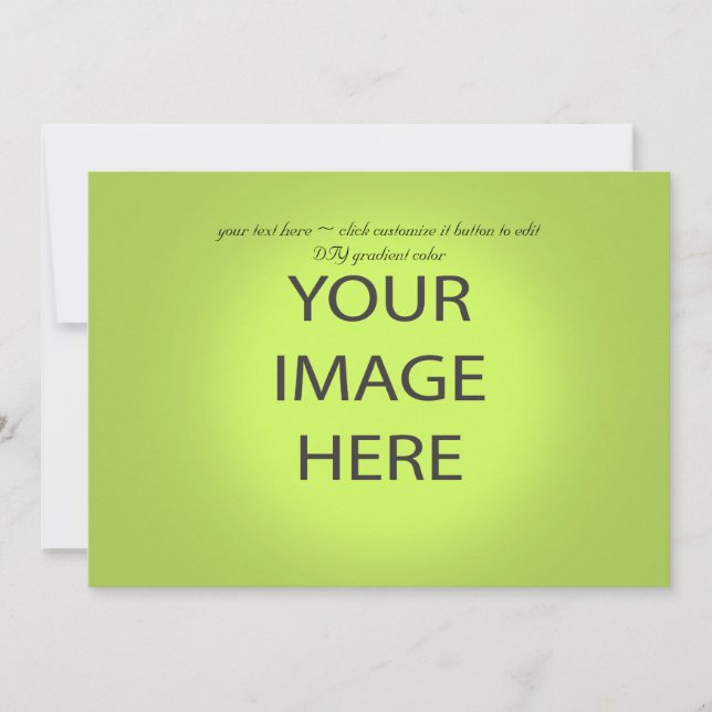 Einfache Vorlage, Farbverlauf/12x18 Horizontal (Vorderseite)