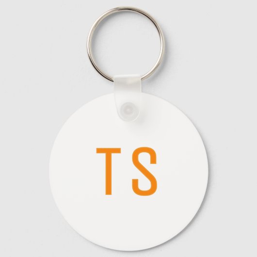 Einfache Vorlage für Anfangsbuchstaben moderner Mo Schlüsselanhänger (Vorderseite)