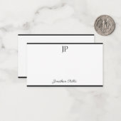 Einfache Vorlage für das Handschreiben von Skriptm (Vorderseite/Rückseite Beispiel)