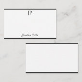 Einfache Vorlage für das Handschreiben von Skriptm (Vorne/Hinten)