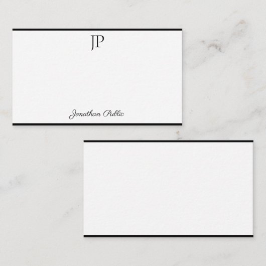 Einfache Vorlage für das Handschreiben von Skriptm (Vorne/Hinten)