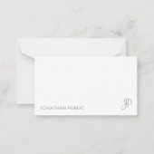 Einfache Vorlage für die personalisierte Handschri (Vorderseite)