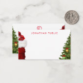 Einfache Vorlage für die Weihnachtshandschrift (Vorderseite/Rückseite Beispiel)