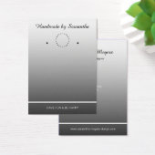 Einfache Vorlage für ein Ohrringe-Display - grau (Schreibtisch)