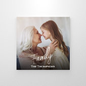 Einfache Vorlage für Familienfotos Personalisiert Fotodruck