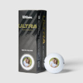 Einfache Vorlage für Golfer-Foto-Gastgeschenk Hoch Golfball (Verpackungen)