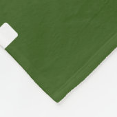 Einfache Vorlage für grüne und weiße Texte Fleecedecke (Ecke)