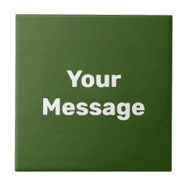 Einfache Vorlage für grünen und weißen Text Ihre N Fliese