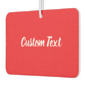 Einfache Vorlage für helle, rote und weiße Skripte Autolufterfrischer (Links)