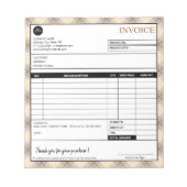 Einfache Vorlage für Karierte grenzübergreifende R Notizblock (Vorderseite)