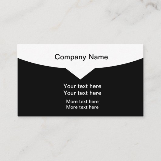 Einfache Vorlage für moderne Visitenkarten Visitenkarte (Vorderseite)