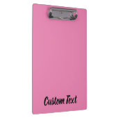 Einfache Vorlage für rosa und schwarze Skripte Klemmbrett (Rechts)