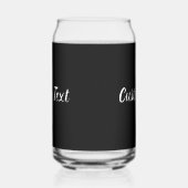 Einfache Vorlage für Schwarzweiß-Skripte Dosenglas (Rechts)