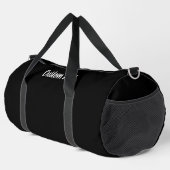 Einfache Vorlage für Schwarzweiß-Skripte Duffle Bag (Rechte Ecke)