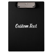 Einfache Vorlage für Schwarzweiß-Skripte Klemmbrett (Vorderseite)