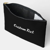 Einfache Vorlage für Schwarzweiß-Skripte Zubehörtasche (Offen)