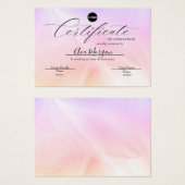 Einfache Vorlage für Zertifikate - Holografischer (Vorne & Hinten)