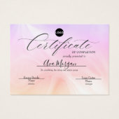 Einfache Vorlage für Zertifikate - Holografischer  (Vorderseite)