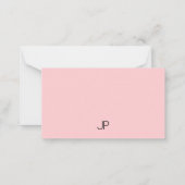 Einfache Vorlage mit benutzerdefiniertem Blush Pin (Rückseite)