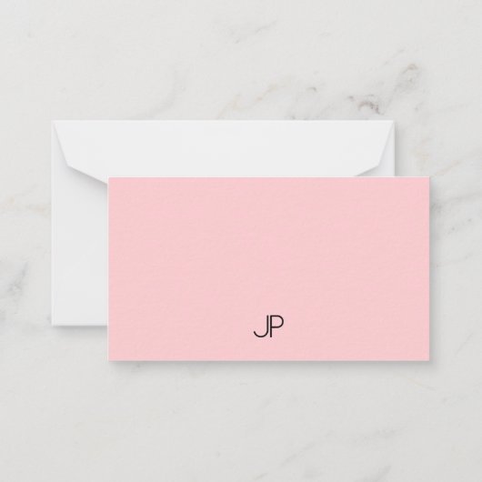 Einfache Vorlage mit benutzerdefiniertem Blush Pin (Rückseite)