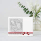 Einfache Vorlage Postkarte (Stehend Vorderseite)