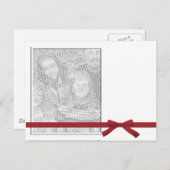 Einfache Vorlage Postkarte (Vorne/Hinten)