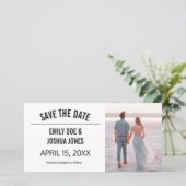 einfache Vorlage zum Speichern des Hochzeitstermin (Stehend Vorderseite)