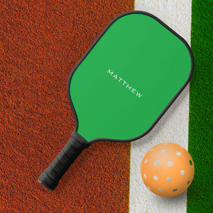 Einfache Vorname Eleganter Moderner Schriftart Grü Pickleball Schläger