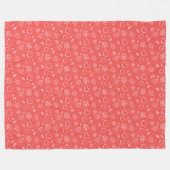 Einfache Vorträge und Blätter Fleecedecke (Vorderseite (Horizontal))