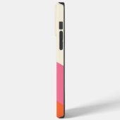 Einfache Waagen - Rosa, Orange und Creme Case-Mate iPhone Hülle (Rückseite / Links)