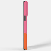 Einfache Waagen - Rosa, Orange und Creme Case-Mate iPhone Hülle (Rückseite / Rechts)