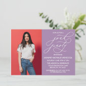 EINFACHE WÄHRUNGSKALLIGRAPHISCHE ABSCHLUSS-EINLADU EINLADUNG (Stehend Vorderseite)