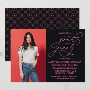 EINFACHE WÄHRUNGSKALLIGRAPHISCHE ABSCHLUSS-EINLADU EINLADUNG