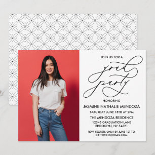 EINFACHE WÄHRUNGSKALLIGRAPHISCHE ABSCHLUSS-EINLADU EINLADUNG