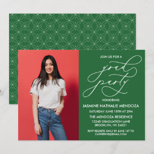 EINFACHE WÄHRUNGSKALLIGRAPHISCHE ABSCHLUSS-EINLADU EINLADUNG