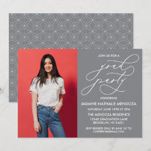 EINFACHE WÄHRUNGSKALLIGRAPHISCHE ABSCHLUSS-EINLADU EINLADUNG