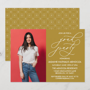 EINFACHE WÄHRUNGSKALLIGRAPHISCHE ABSCHLUSS-EINLADU EINLADUNG