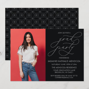 EINFACHE WÄHRUNGSKALLIGRAPHISCHE ABSCHLUSS-EINLADU EINLADUNG