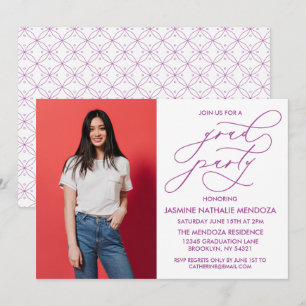 EINFACHE WÄHRUNGSKALLIGRAPHISCHE ABSCHLUSS-EINLADU EINLADUNG