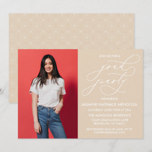 EINFACHE WÄHRUNGSKALLIGRAPHISCHE ABSCHLUSS-EINLADU EINLADUNG