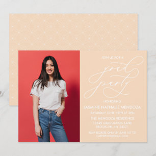 EINFACHE WÄHRUNGSKALLIGRAPHISCHE ABSCHLUSS-EINLADU EINLADUNG