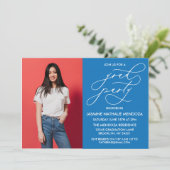 EINFACHE WÄHRUNGSKALLIGRAPHISCHE ABSCHLUSS-EINLADU EINLADUNG (Stehend Vorderseite)