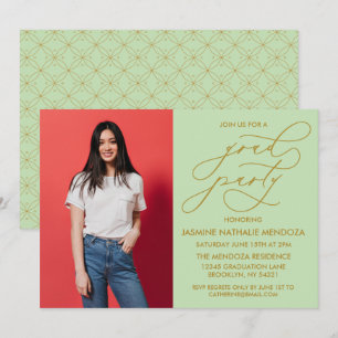 EINFACHE WÄHRUNGSKALLIGRAPHISCHE ABSCHLUSS-EINLADU EINLADUNG