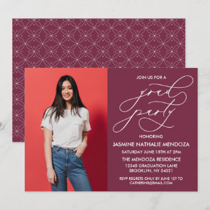 EINFACHE WÄHRUNGSKALLIGRAPHISCHE ABSCHLUSS-EINLADU EINLADUNG